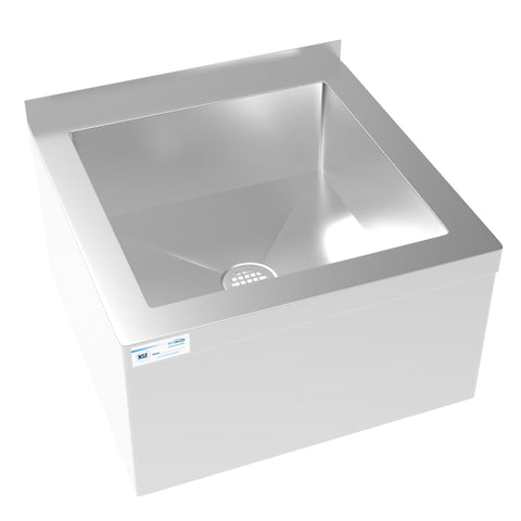 12 in. Stainless Steel Commercial Floor Mop Sink with Deep Basin, Bowl Size 19"x 22"x 12"MPS-1922123.