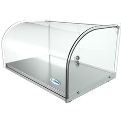 22 in. Countertop Bakery Display Case with Front Curved Glass and Rear Door, 0.9 cu. ft. DC-1C.