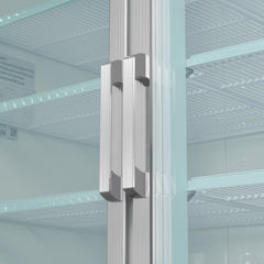 80 in. 3-Door Commercial Display Merchandiser Freezer 52 cu. ft. in White (MDF-3GD-52C-WH)