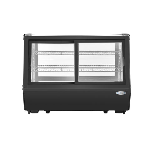 35 in. Self-Service Countertop Display Refrigerator in Black (CDC-165-BK)