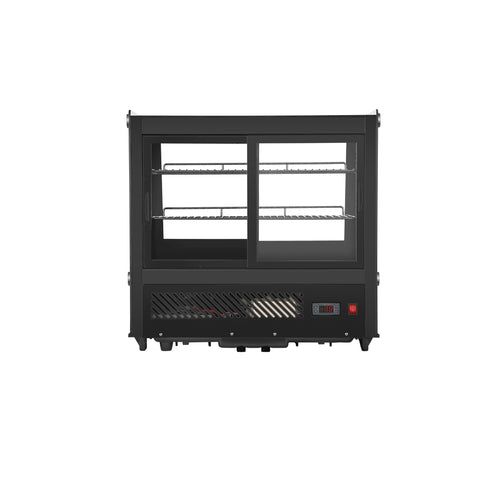 28 in. Self-Service Countertop Display Refrigerator in Black (CDC-125-BK)