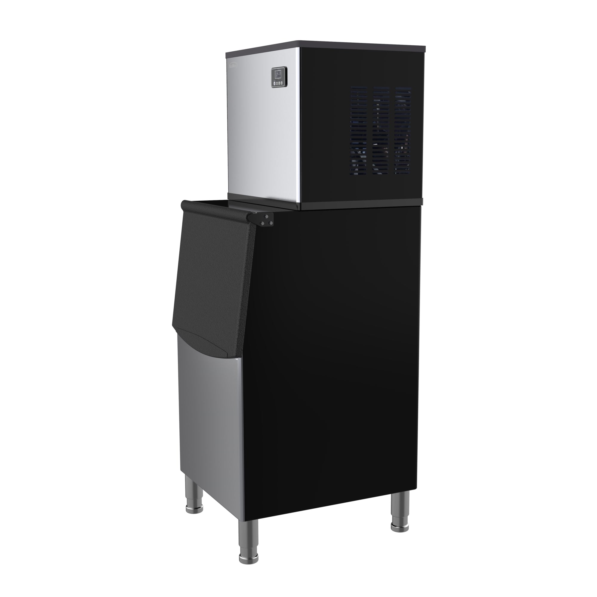 Commercial Modular Ice Machine 25 in. Stainless-Steel Commercial Air cooled Modular Ice Maker with Fu ...
