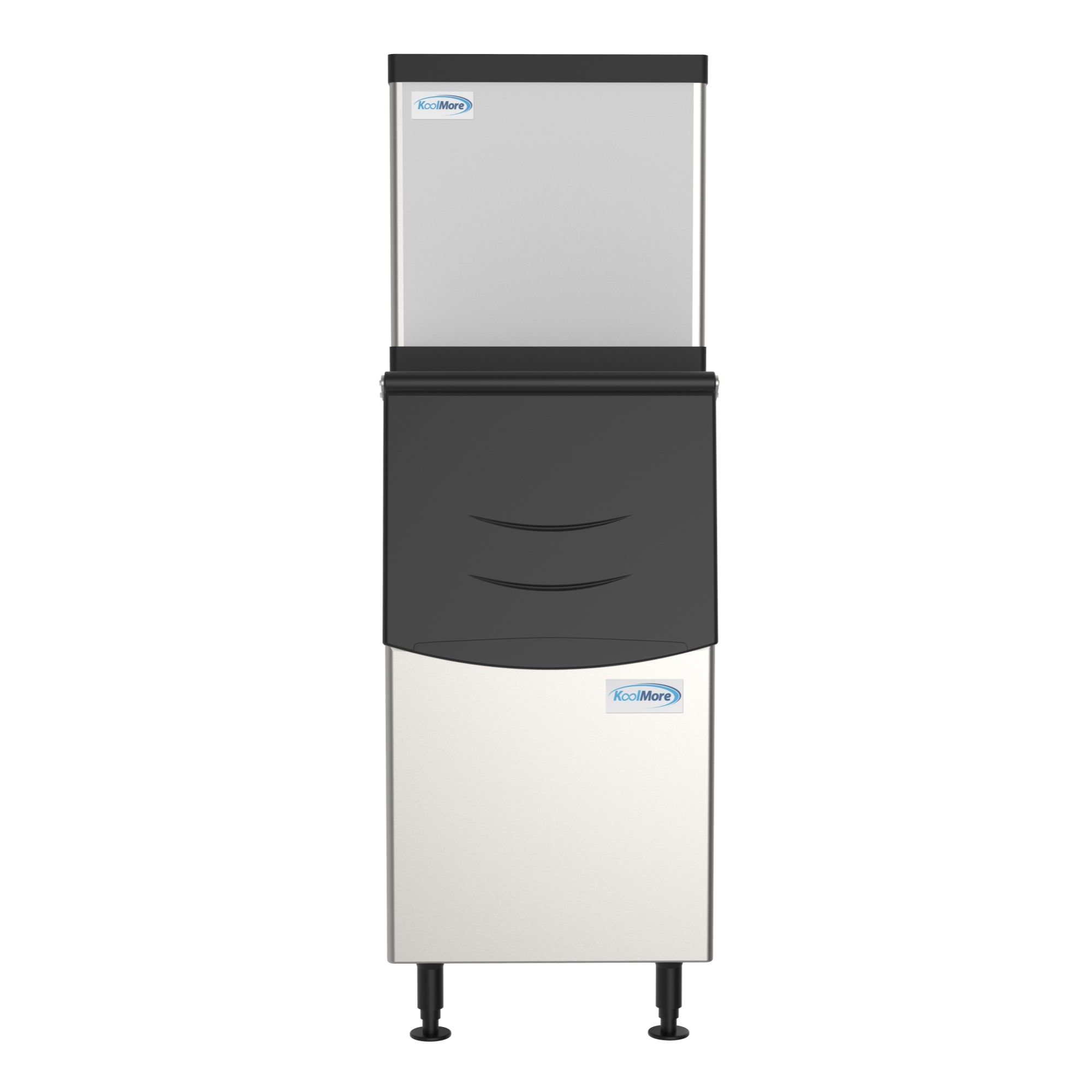 33 in. Stainless-Steel Air Cooled Commercial Modular Ice Maker, Full C ...