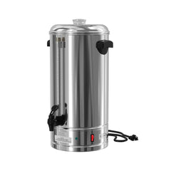 Electric 100 Cup Commercial Coffee Percolator in Stainless Steel, KM-CCP100