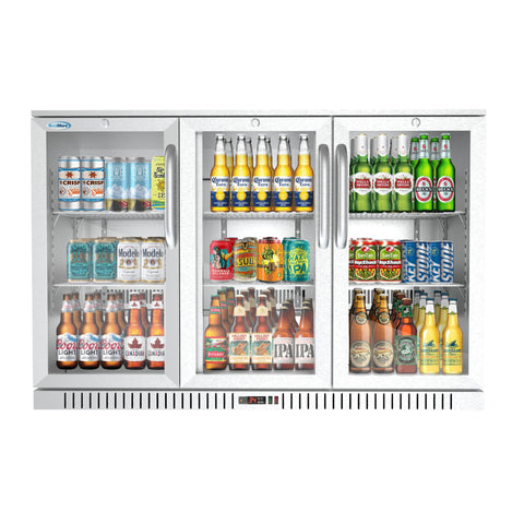 53 in. Three-Door Back Bar Refrigerator - 11 Cu Ft. BC-3DSW-SS
