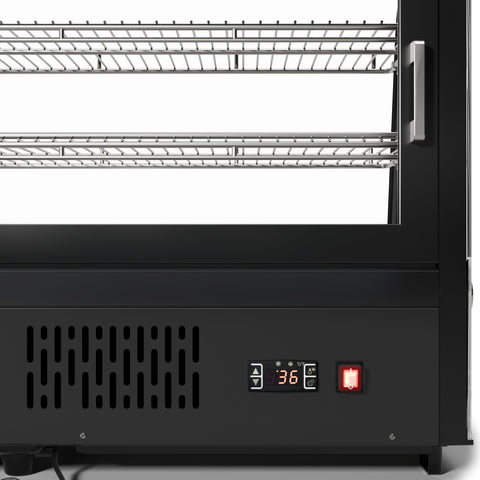 60 in. Countertop Bakery Display Refrigerator in Black, 8 cu. ft. (CDC-8C-BK)