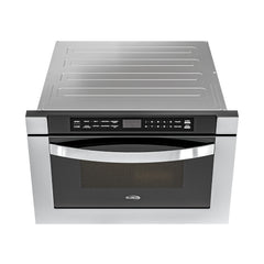 24 in. Stainless-Steel Microwave Drawer with Oven, Wall-Mounted with Flat Bottom,1.2 Cu. Ft. KM-MD-1SS