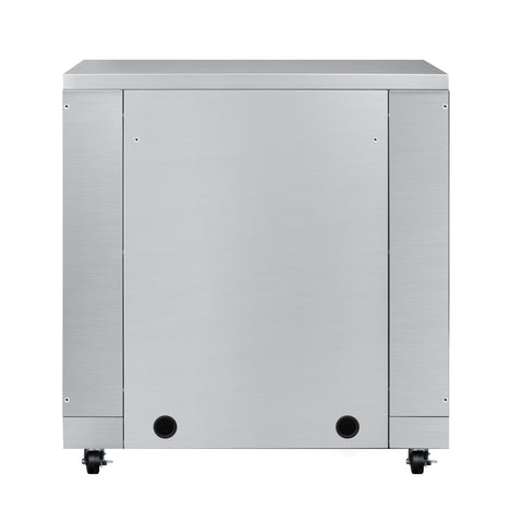 32 in. Outdoor Cabinet Kitchen for Refrigerator in Stainless-Steel (KM-OKS-UCRCAB)