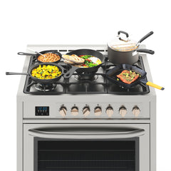 36 in. Stainless Steel Professional Gas range with Legs, KM-FR36GL-SS.