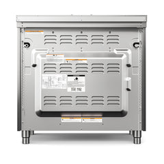 36 in. Professional Dual Fuel Range in Stainless Steel with Legs, 4.3 cu. ft. KM-FR36DF-SS