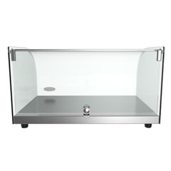 22 in. Countertop Bakery Display Case with Front Curved Glass and Rear Door, 0.9 cu. ft. DC-1C.