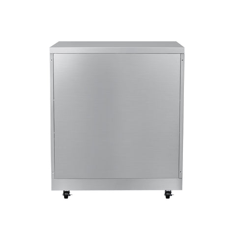32 in. Stainless-Steel Outdoor Kitchen Cabinet with Three Drawers (KM-OKS-CAB3)