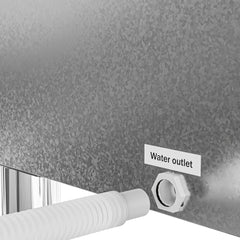 25 in. Stainless-Steel Commercial Ice Maker with Full Cube Production, 420 Lbs/24h KM-CIM-400