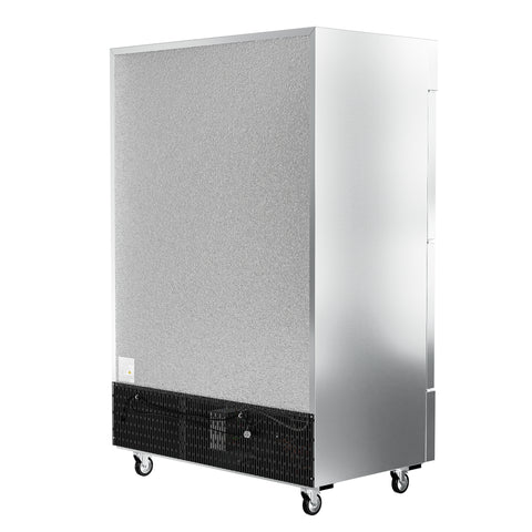 54 in. Commercial Stainless Steel Solid Half Door Reach-In Freezer, 47 cu. ft. RIF-2D-SSHD
