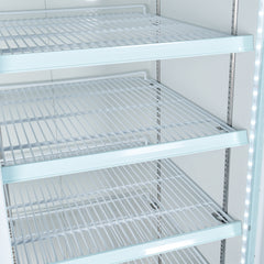 53 in. 2-Door Commercial Display Merchandiser Freezer 45 cu. ft. in White (MDF-2GD-45C-WH)