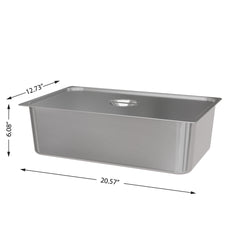 21 Qt. One-Section Electric Countertop Food Warmer With Faucet, CFW-1T.