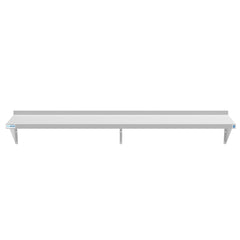 12" x 72" 18-Gauge Stainless-Steel Heavy Duty Wall Shelf, WMSH-1272.