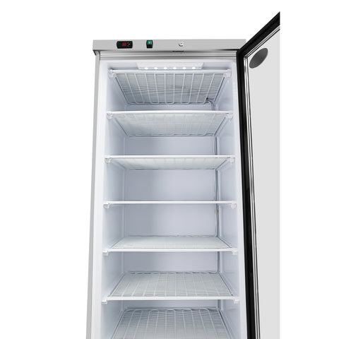 21 Cu. Ft. Commercial Freezer with Glass Door in Stainless Steel - Manual Defrost (KM-FMD20SGD)