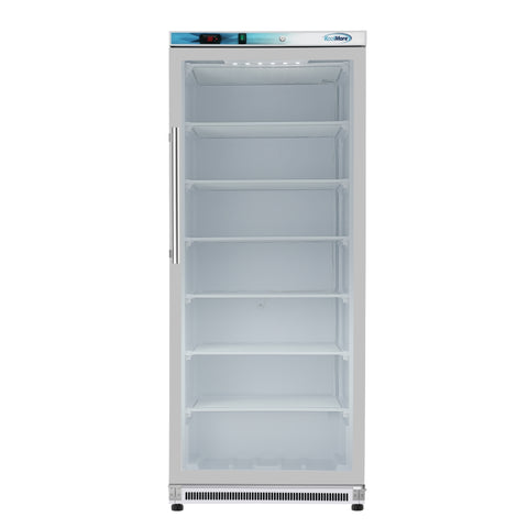 21 Cu. Ft. Commercial  Freezer with Glass Door in White - Manual Defrost (KM-FMD20WGD)