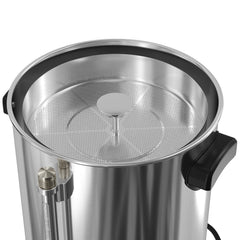 Electric 100 Cup Commercial Coffee Percolator in Stainless Steel, KM-CCP100