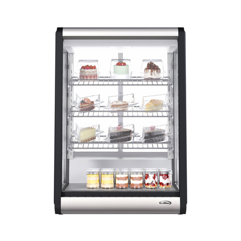 24 in. 4 Tier Commercial Countertop Bakery Display Refrigerator (CDC-49-SS)