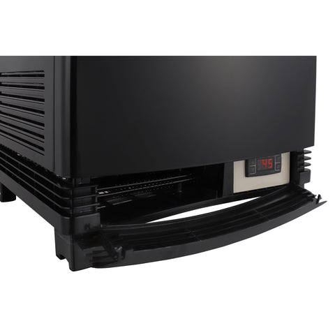 17 in. Black Countertop Display Refrigerator - 3 Cu Ft. CDCU-3C-BK