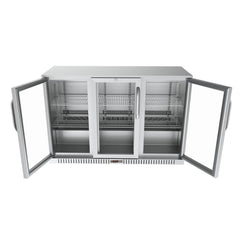 53 in. Three-Door Back Bar Refrigerator - 11 Cu Ft. BC-3DSW-SS