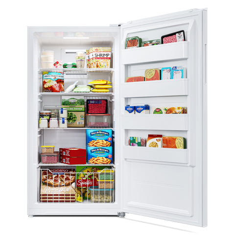 17 Cu. Ft Upright Freezer in White - RUF-17C