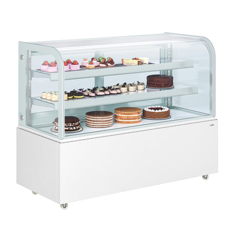 60 in. Refrigerated Bakery Display Case, 17.6 cu. ft. in White (KM-CDHF-17C-WH)