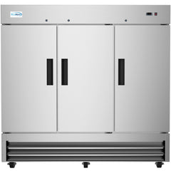 82 in. Three-Door Reach-In Freezer 72 cu ft. RIF-3D-SS.