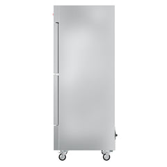 29 in. Commercial Stainless Steel Solid Half Door Reach-In Freezer 23 cu. ft. RIF-1D-SSHD