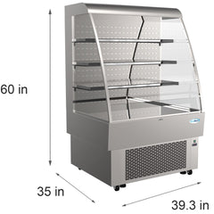 35 in. Open Air Grab and Go Refrigerator - 13.4 Cu Ft. CDA-13C