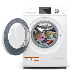 2.7 cu. ft. Stackable Front Load Compact Washing Machine in White, FLW-3CWH.